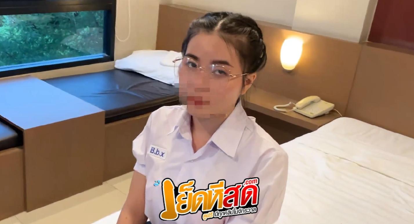 คลิปหลุด โอนลี่แฟน BbwThaixxx โดนคาชุดนักเรียน
