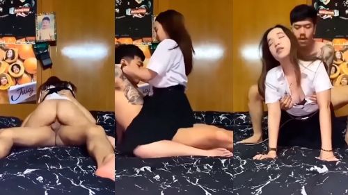 คลิปเย็ดเสียวๆจากทางบ้าน สาวมหาลัยแอบเอาผู้ชายมาเย็ดถึงบ้าน