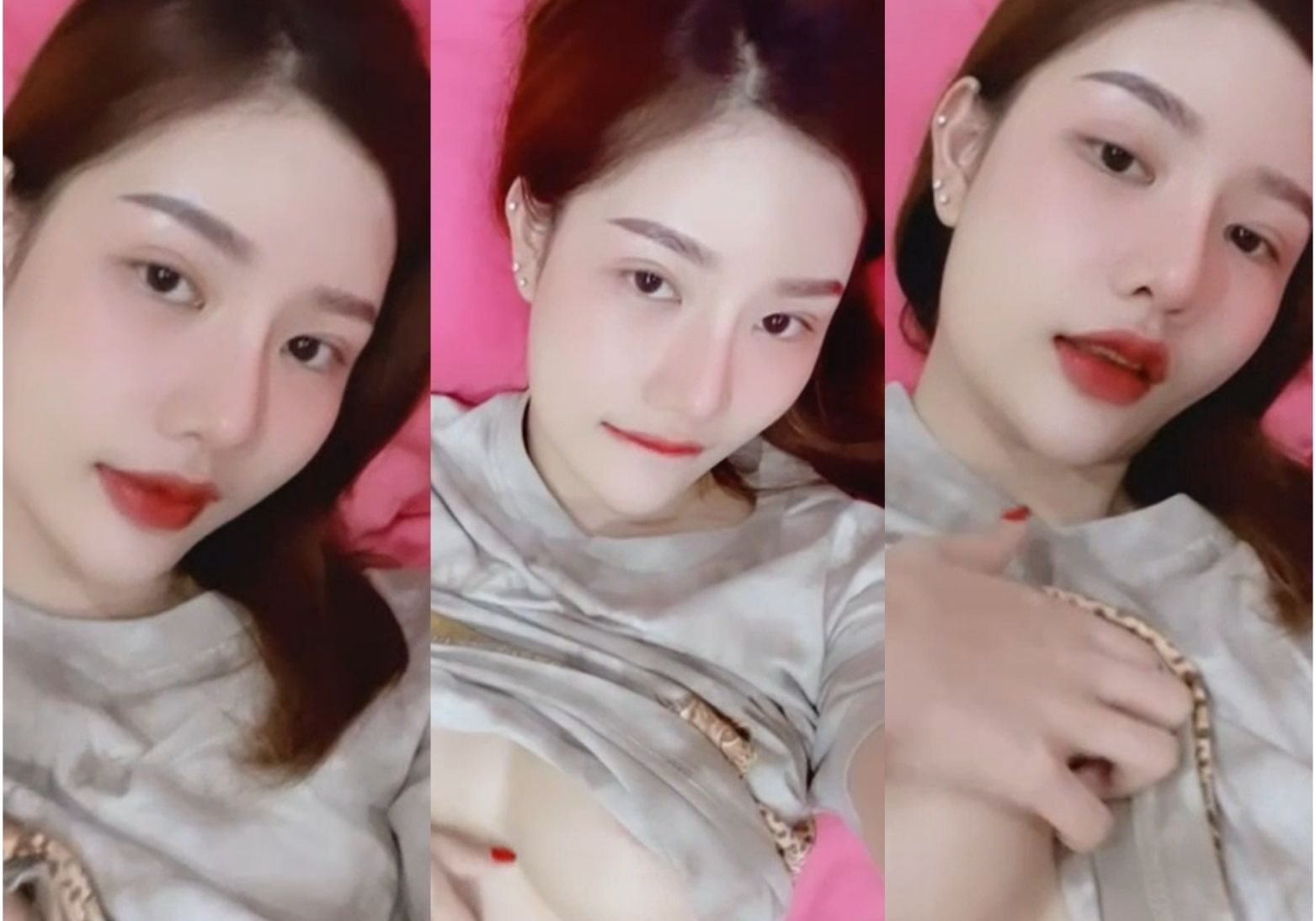 คลิปเด็ด สาวสวยหน้าตาดี ถ่ายคลิปยั่วควย งานโคตรดี