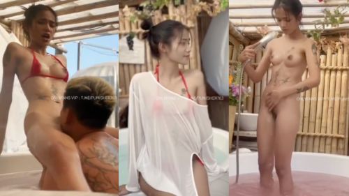 คลิปหลุด OnlyFans sai55pw พาสาวออกทริปนัดเอาท์ดอร์ จัดหนักจับเย็ดหีในอ่างอาบน้ำ ซอยหียับ