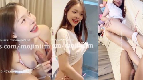 คลิปหลุด OnlyFans MOJINIIM สาวไทย ขย่มควยยับไม่ยั้ง น้ำหีแฉะเยิ้ม